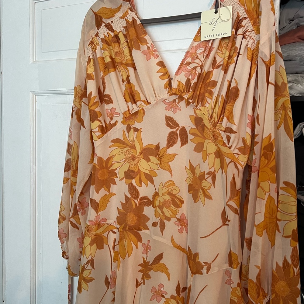 Dress Forum Autumn Floral Maxi Dress